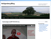 Tablet Screenshot of heiligenberg-blog.de